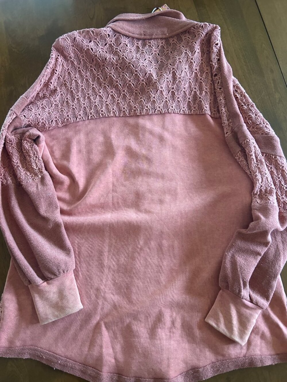 Gimmick NWT Oversized Zip Sweatshirt - Picture 4 of 6